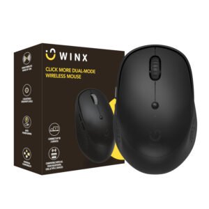 WINX CLICK More Dual-Mode Wireless Mouse - Black - TauTech South Africa