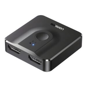 UGREEN CM217-50966 2-in-1 Bi-Directional 4K HDMI Switcher - Black - TauTech South Africa