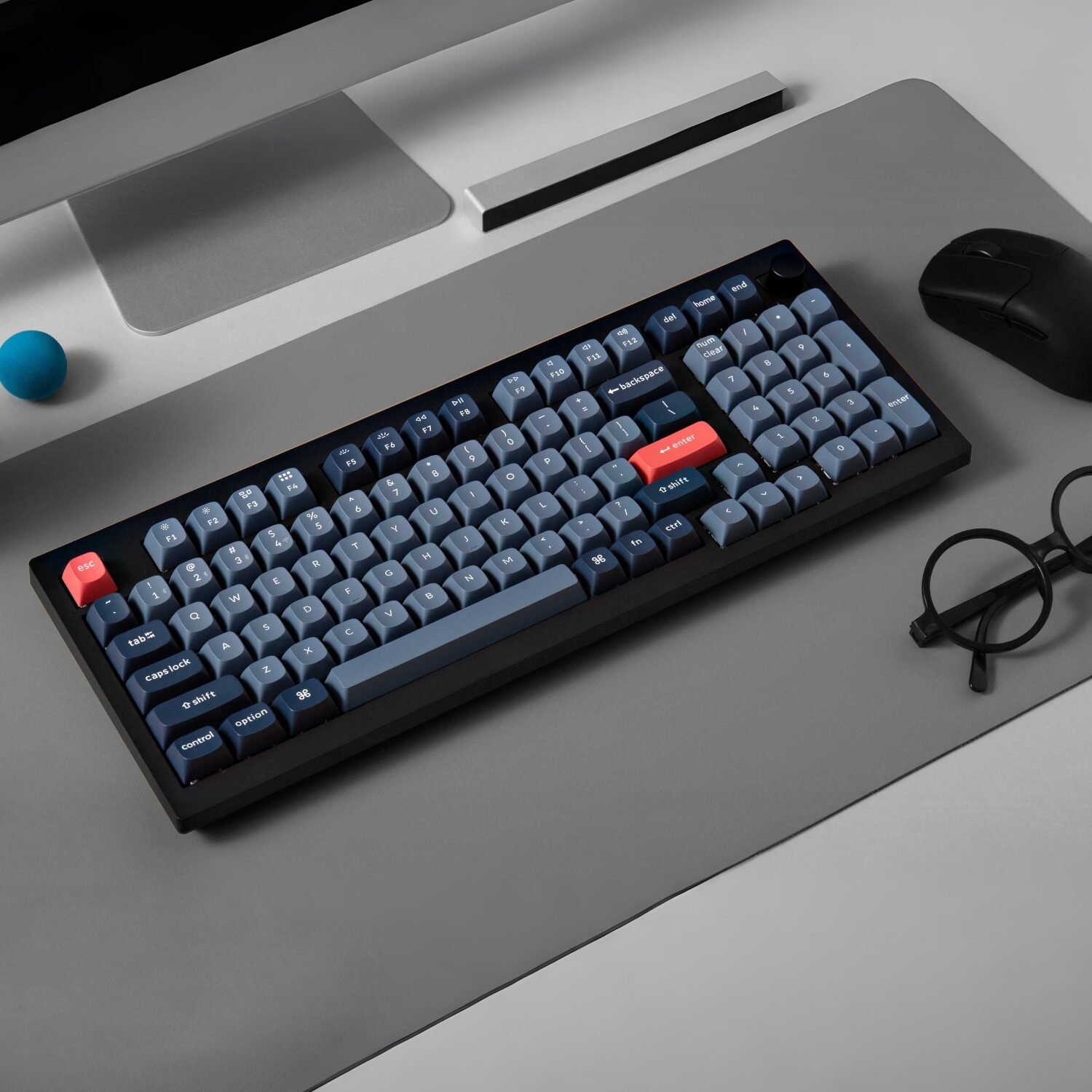 Keychron V5 Max Wireless Custom Keyboard - BANANA Switch - Image 4