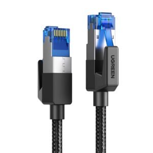 UGREEN Cat8 Nylon Braided Ethernet Cable - 40Gbps with Modular Plugs - 1m - TauTech South Africa