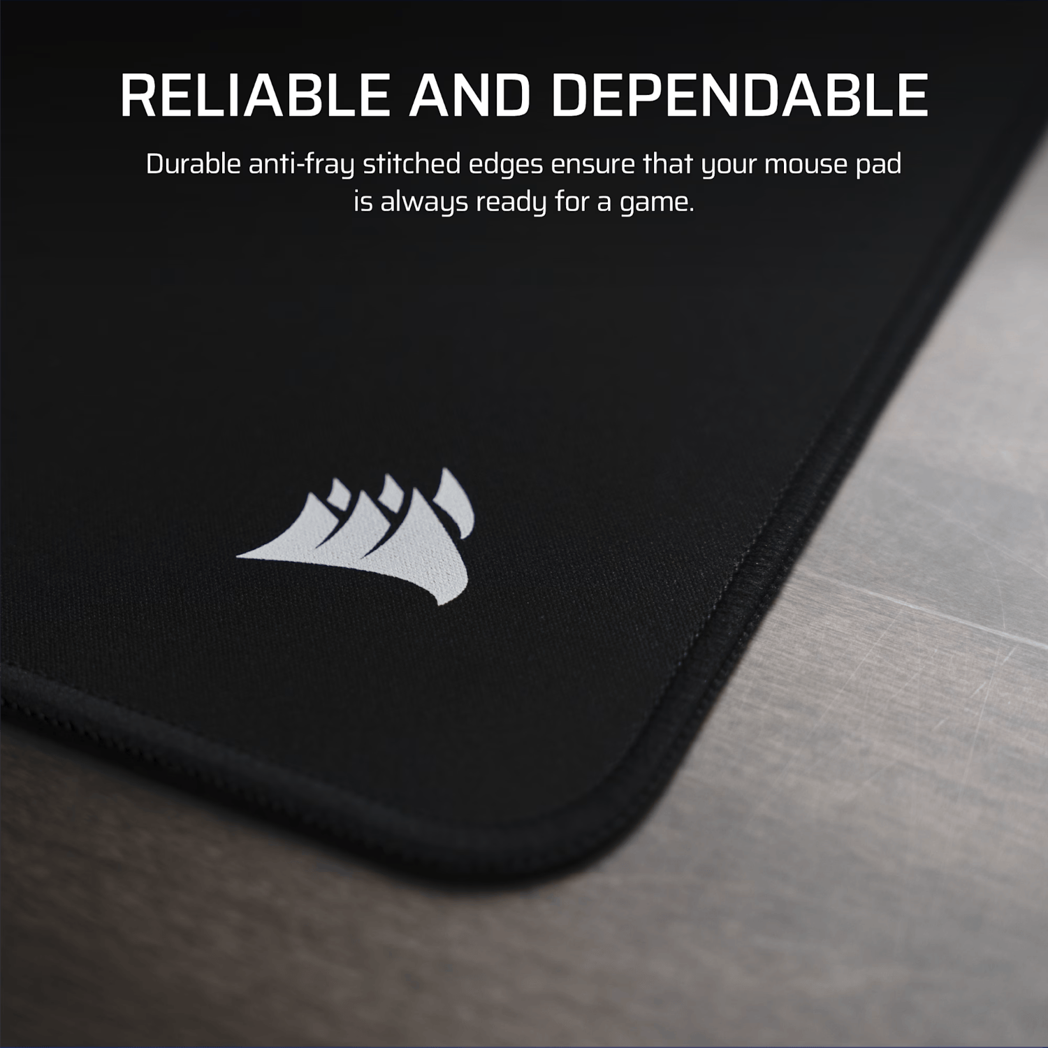 Corsair MM Anti-fray Cloth Gaming Mouse Pad Large - Black - Image 3