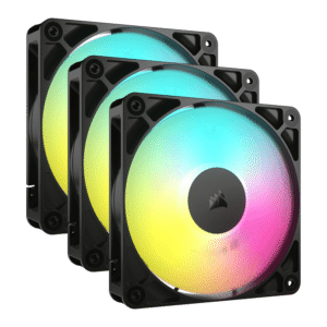Corsair RS120 ARGB 120mm PWM Fans Triple Pack - Black - TauTech South Africa