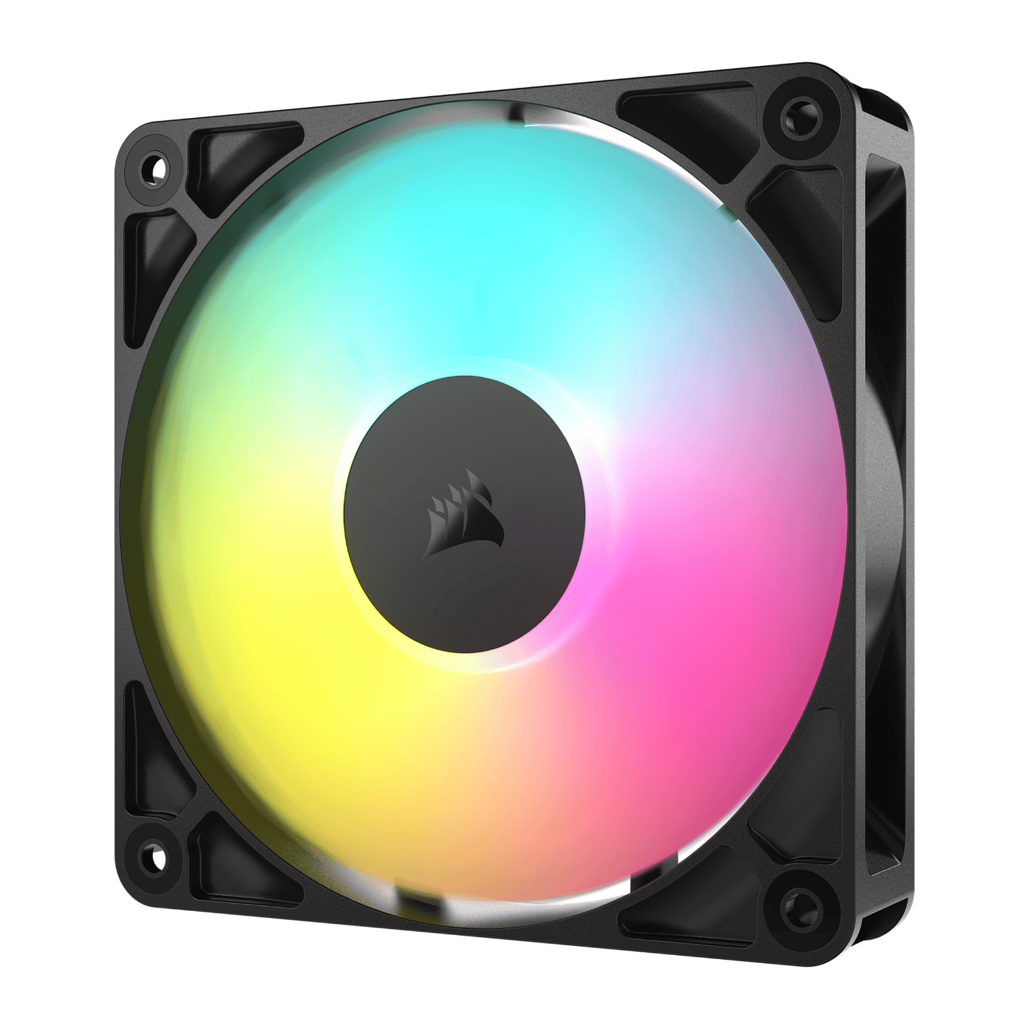 Corsair RS120 ARGB 120mm PWM Fans Triple Pack - Black - Image 2