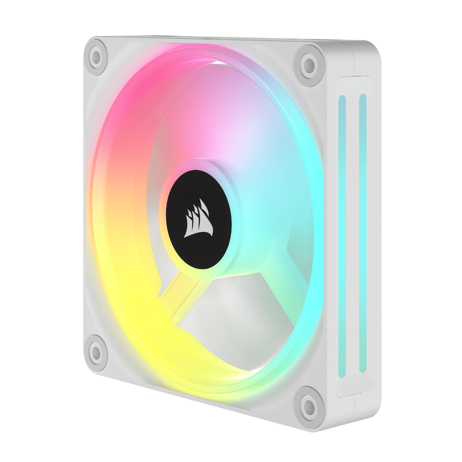 Corsair iCUE LINK QX120 RGB 120mm PWM PC Fan Expansion Kit - White - Image 2
