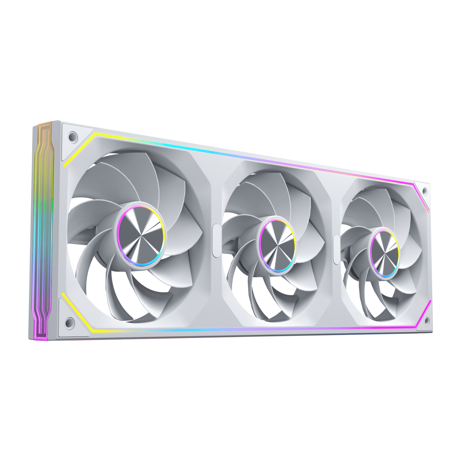 Antec INFINITY MATRIX PWM 360mm ARGB Reverse Case Fan Single Frame - White - Image 3
