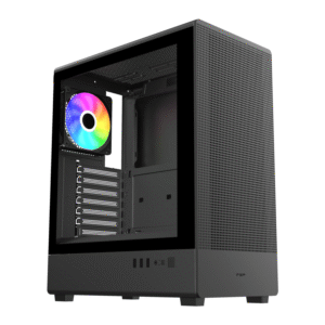 FSP M221-BA ATX Mid Tower Gaming Chassis - Black - TauTech South Africa