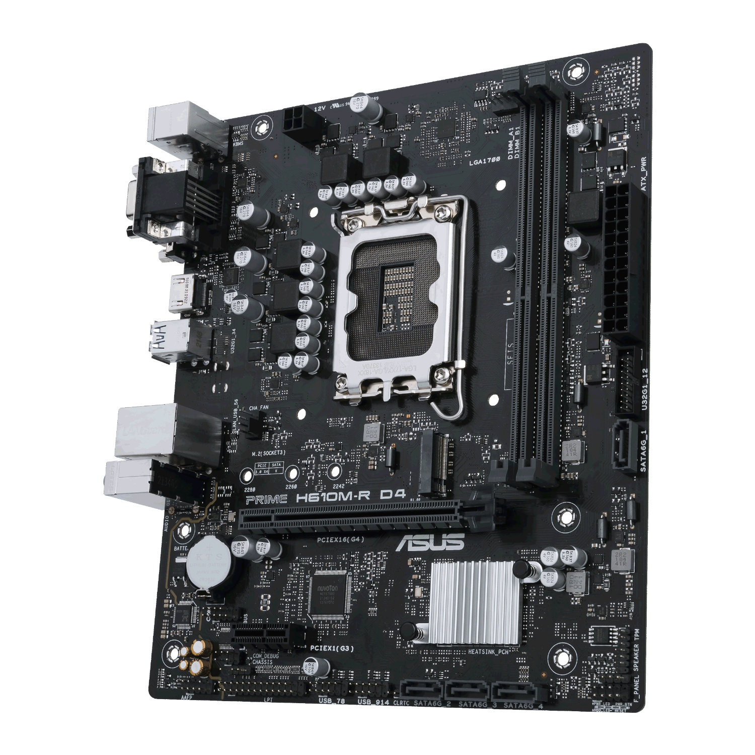 ASUS Prime H610M-R D4 LGA1700 M-ATX Motherboard - Image 4