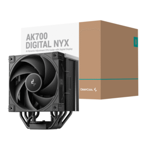 DeepCool AK700 DIGITAL NYX 120mm Air Cooler - Black - TauTech South Africa