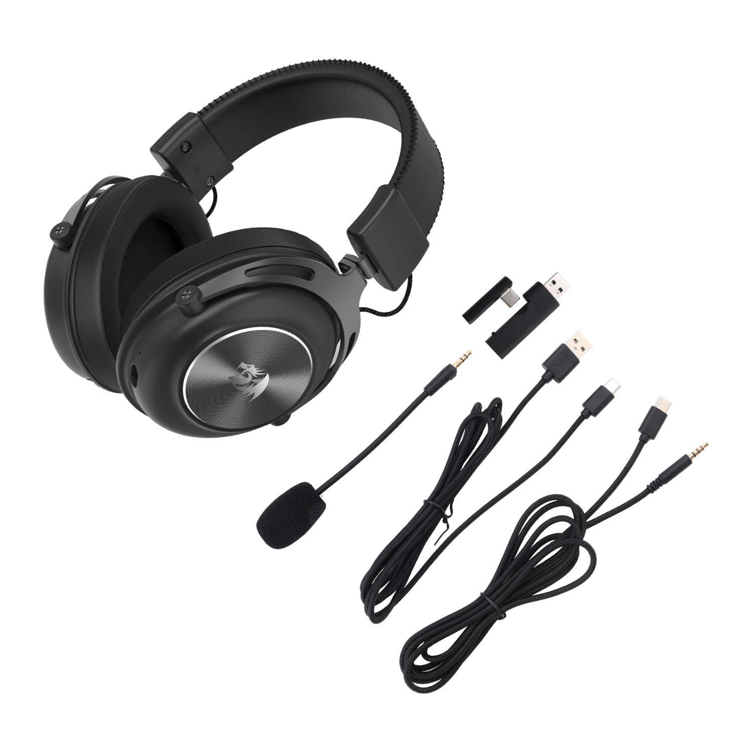 Redragon H894 TITAN Wireless Gaming Headset - Black - Image 6