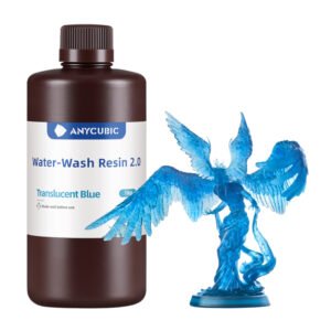 Anycubic Water Wash Resin 2.0 – Translucent Blue - TauTech South Africa