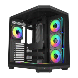 FSP U580 ATX Ultra Tower Gaming Chassis - White - TauTech South Africa